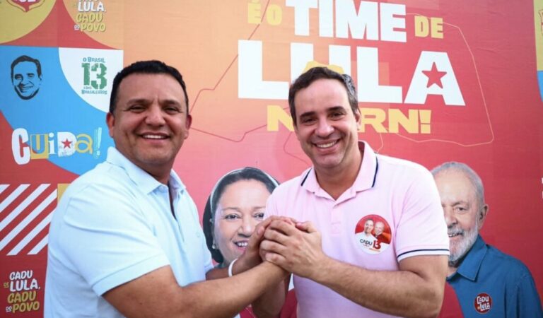 Prefeito Hélio de Guamaré declara apoio à candidatura de Cadu ao Governo do Estado